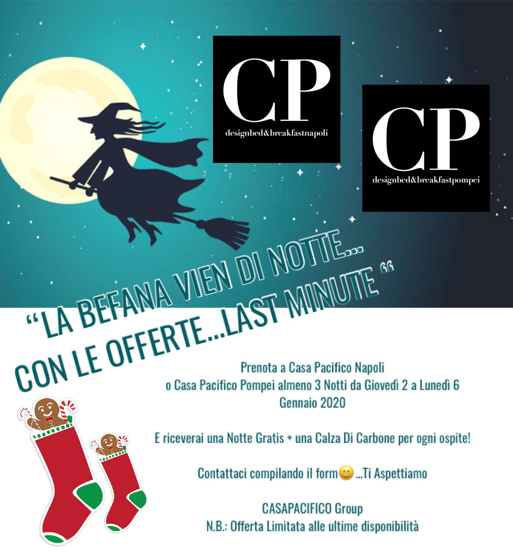 Befana a Napoli - 6 Gennaio 2024 - Prenota con un click!